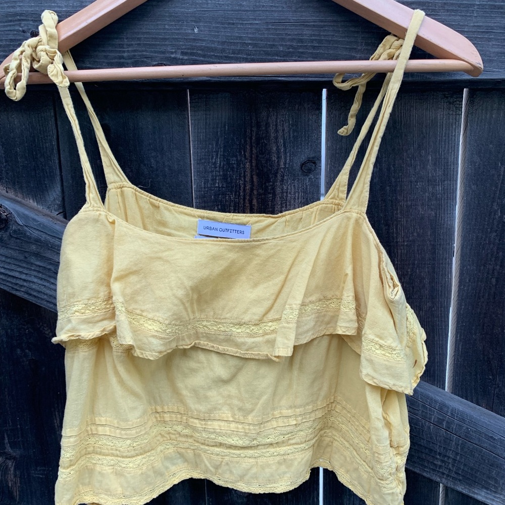 Urban outfitters yellow tank top